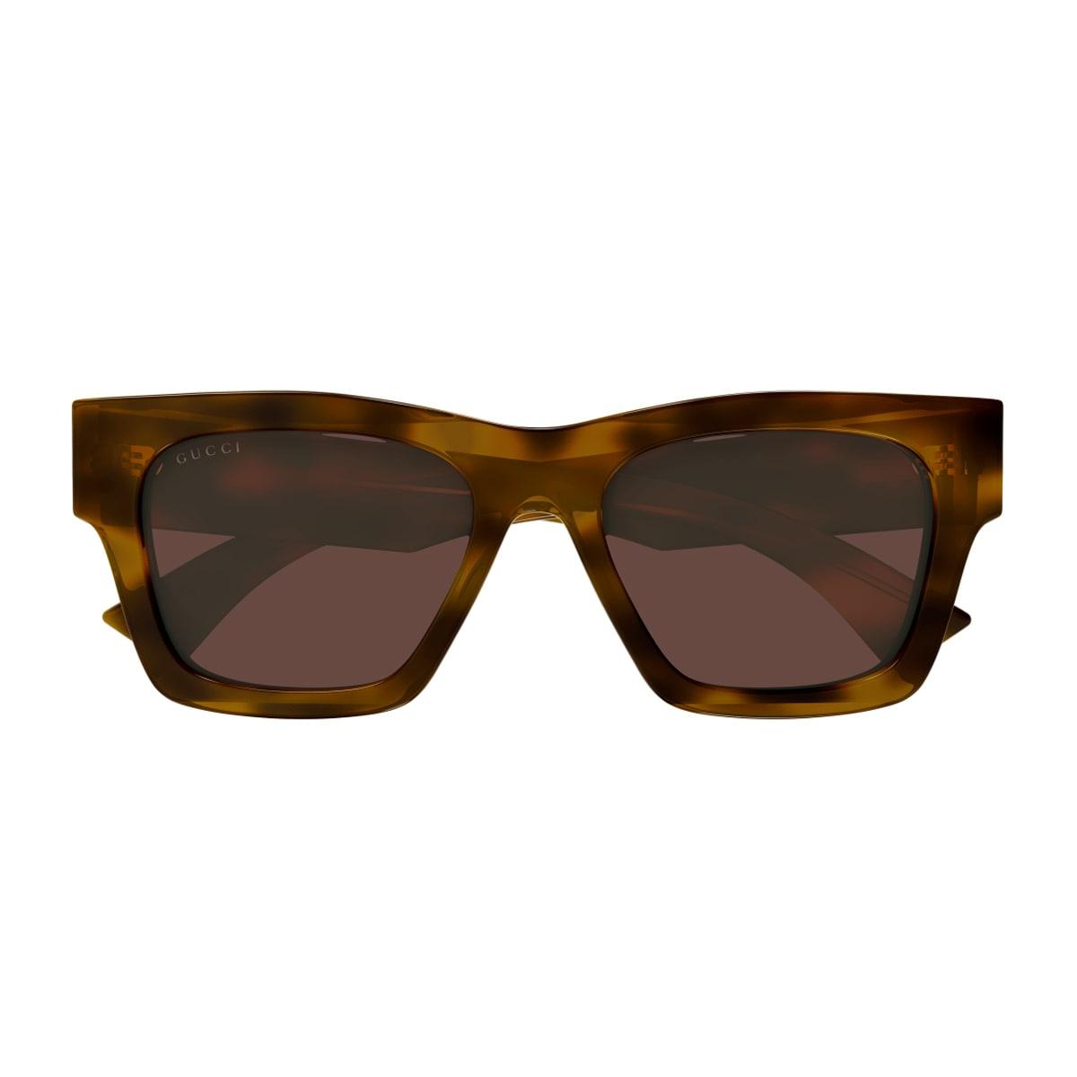 gucci eyewear gucci gg1835s linea name of brand 002 havana brown sunglasses