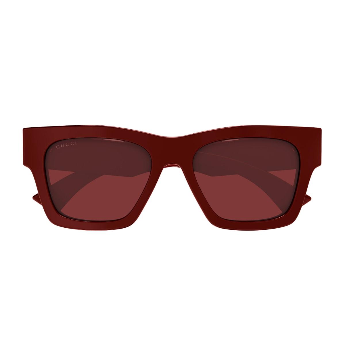 gucci eyewear gucci gg1835s linea name of brand 003 burgundy red sunglasses