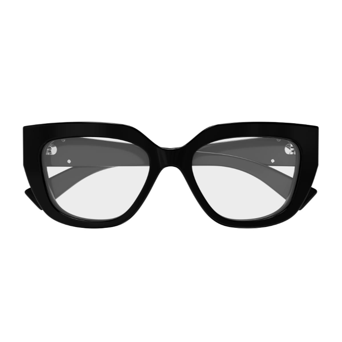 gucci eyewear gucci gg1847o linea emblem 001 black glasses