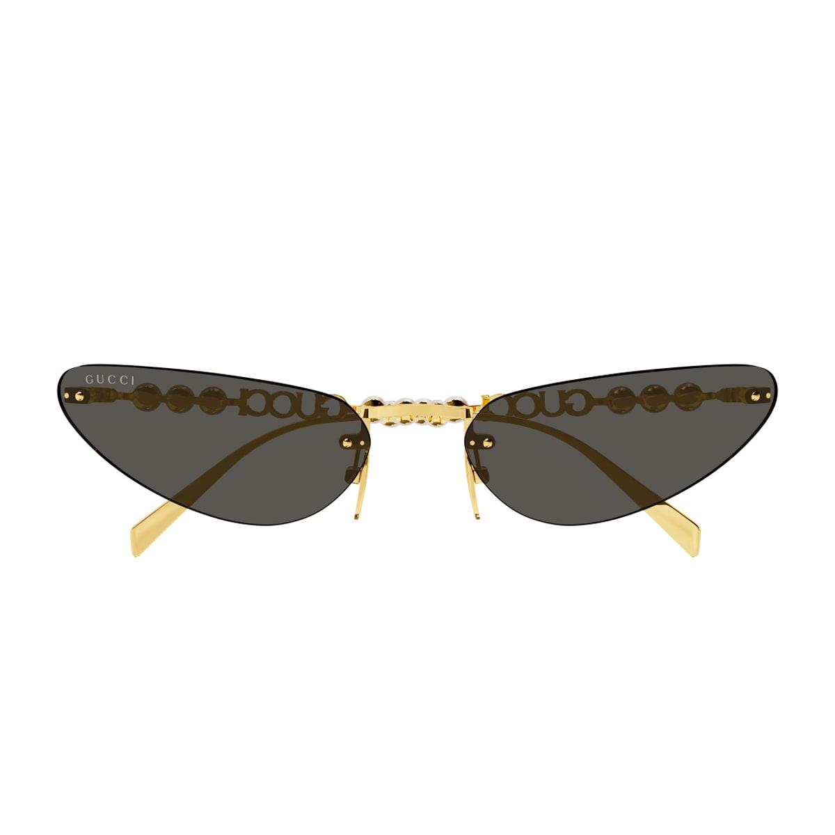 gucci eyewear gucci gg1920s linea name of brand 001 gold grey sunglasses