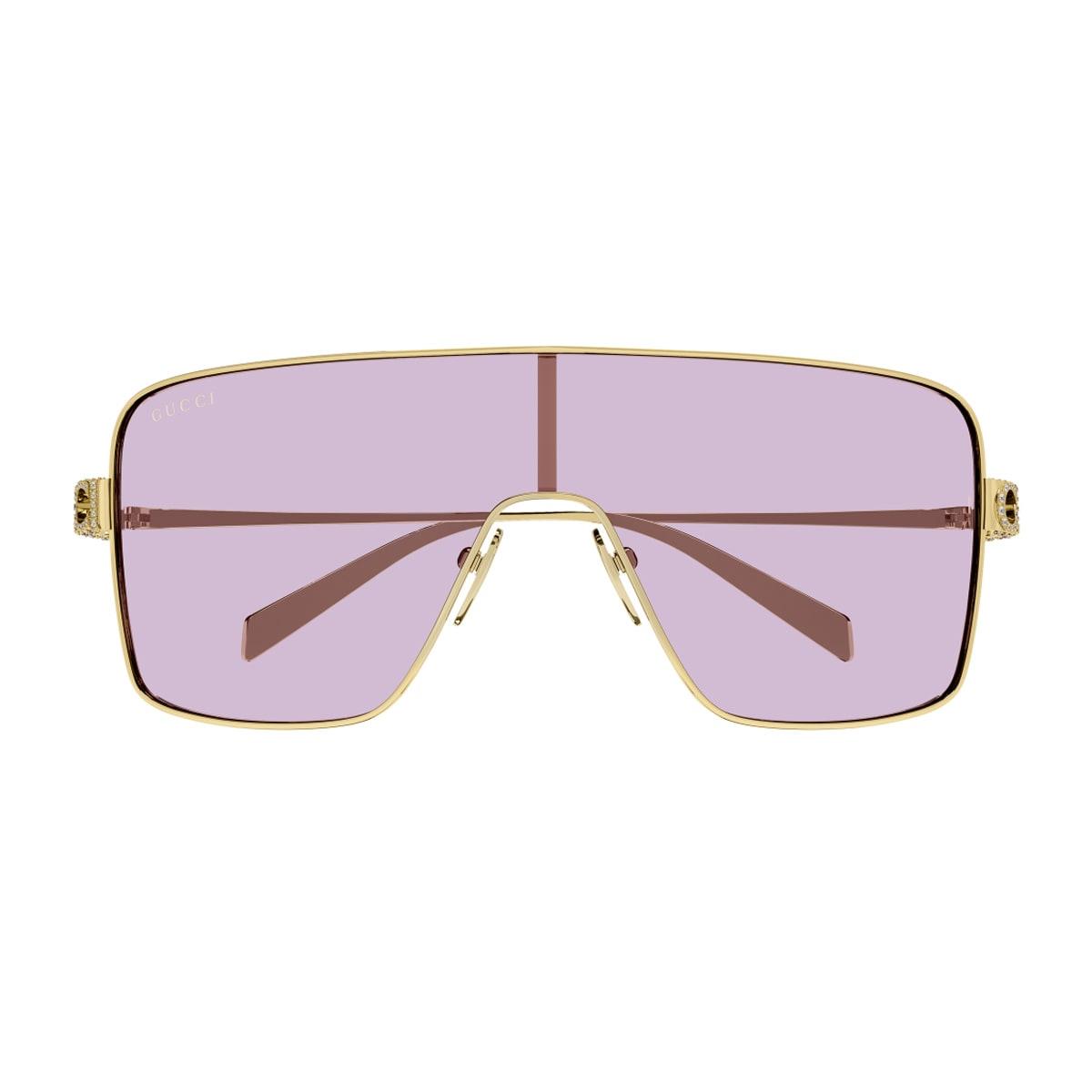 gucci eyewear gucci gg1936s linea name of brand 005 gold violet sunglasses