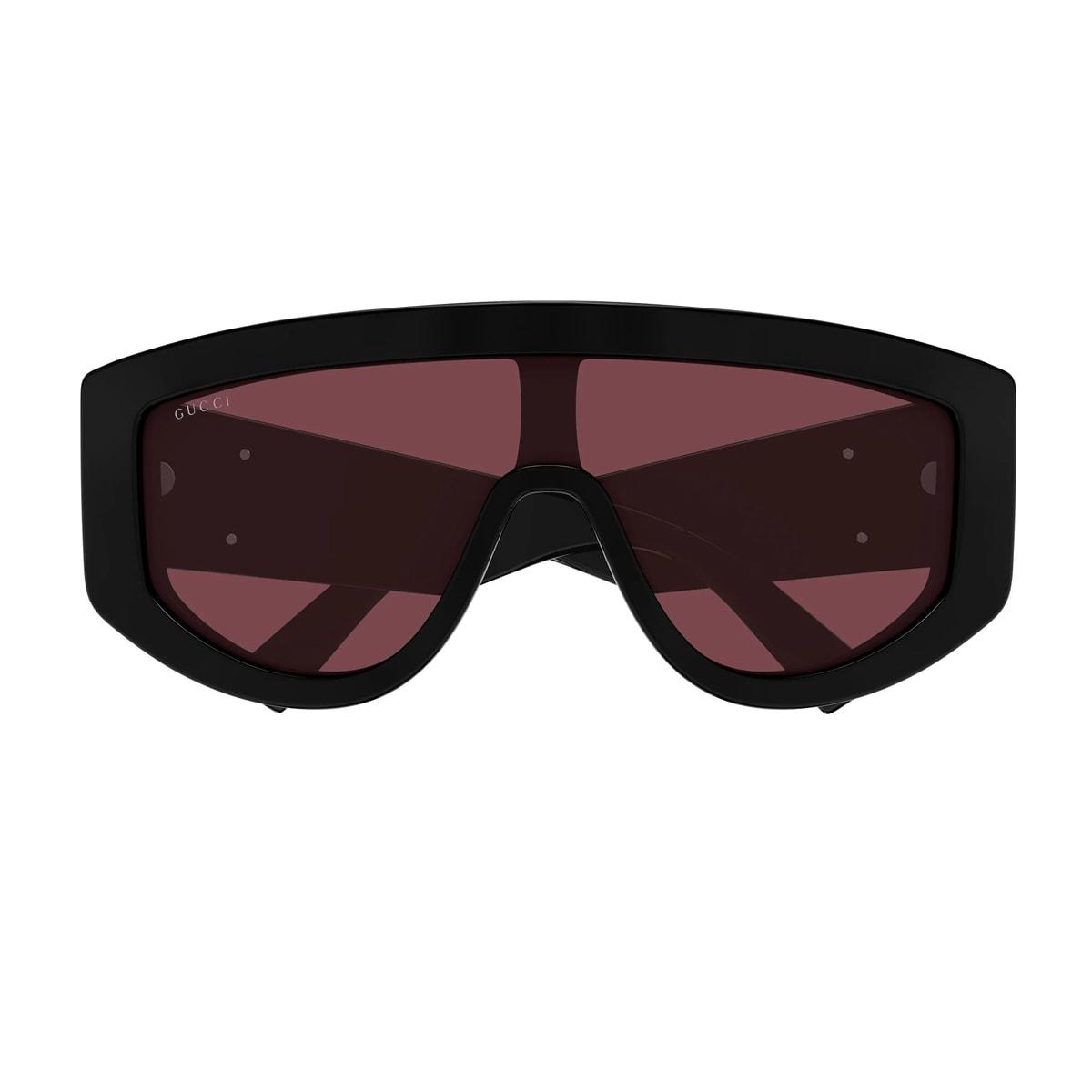 gucci eyewear gucci gg1950s linea emblem 002 black red sunglasses