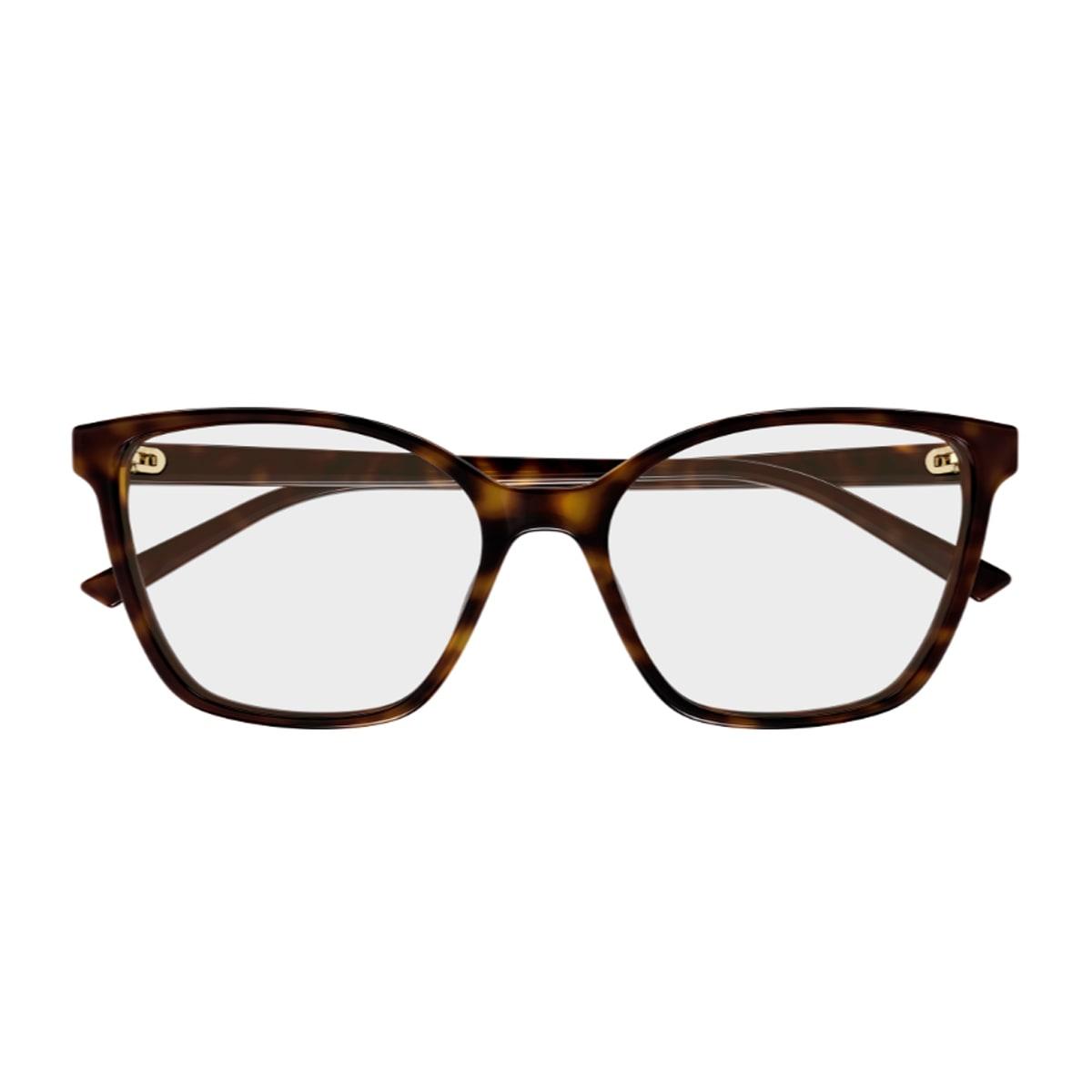 gucci eyewear gucci gg1995o linea emblem 006 havana glasses
