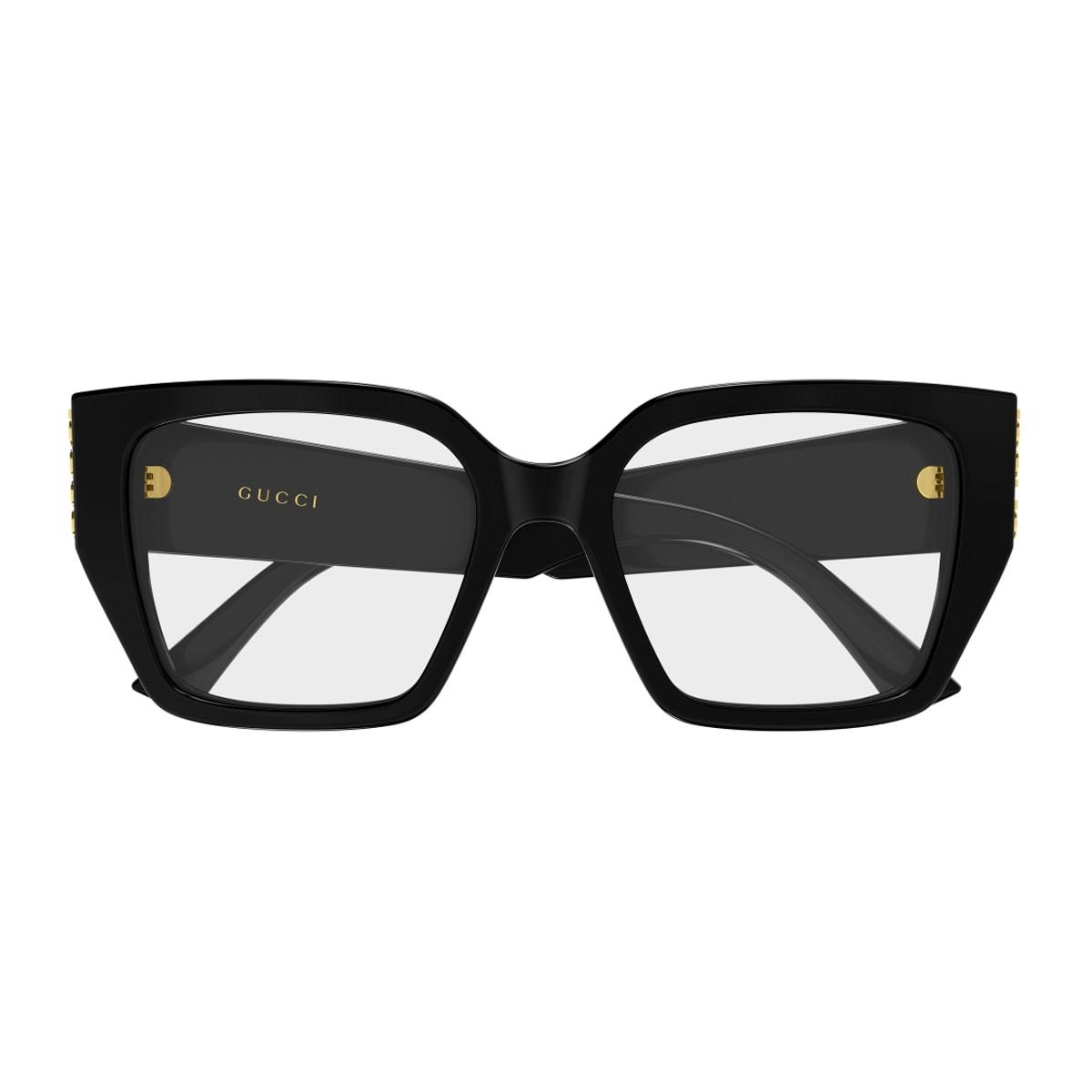 gucci eyewear gucci gg2042o linea name of brand 001 black glasses