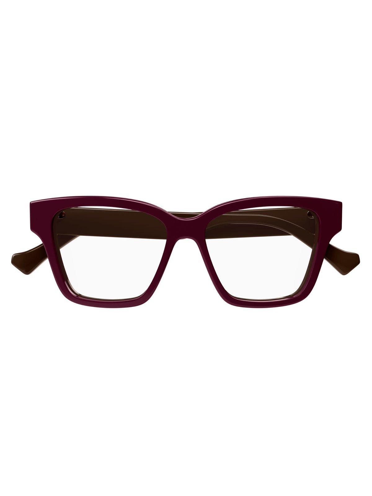 gucci eyewear rectangle frame glasses