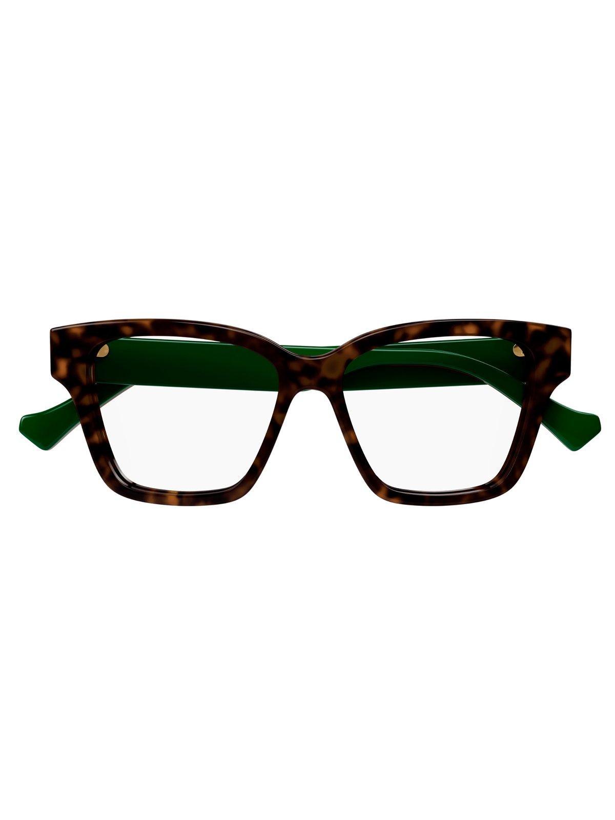 gucci eyewear rectangle frame glasses