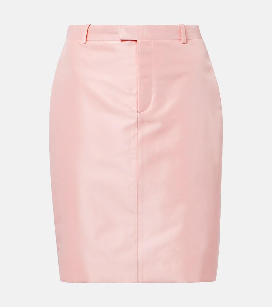 gucci faille pencil skirt