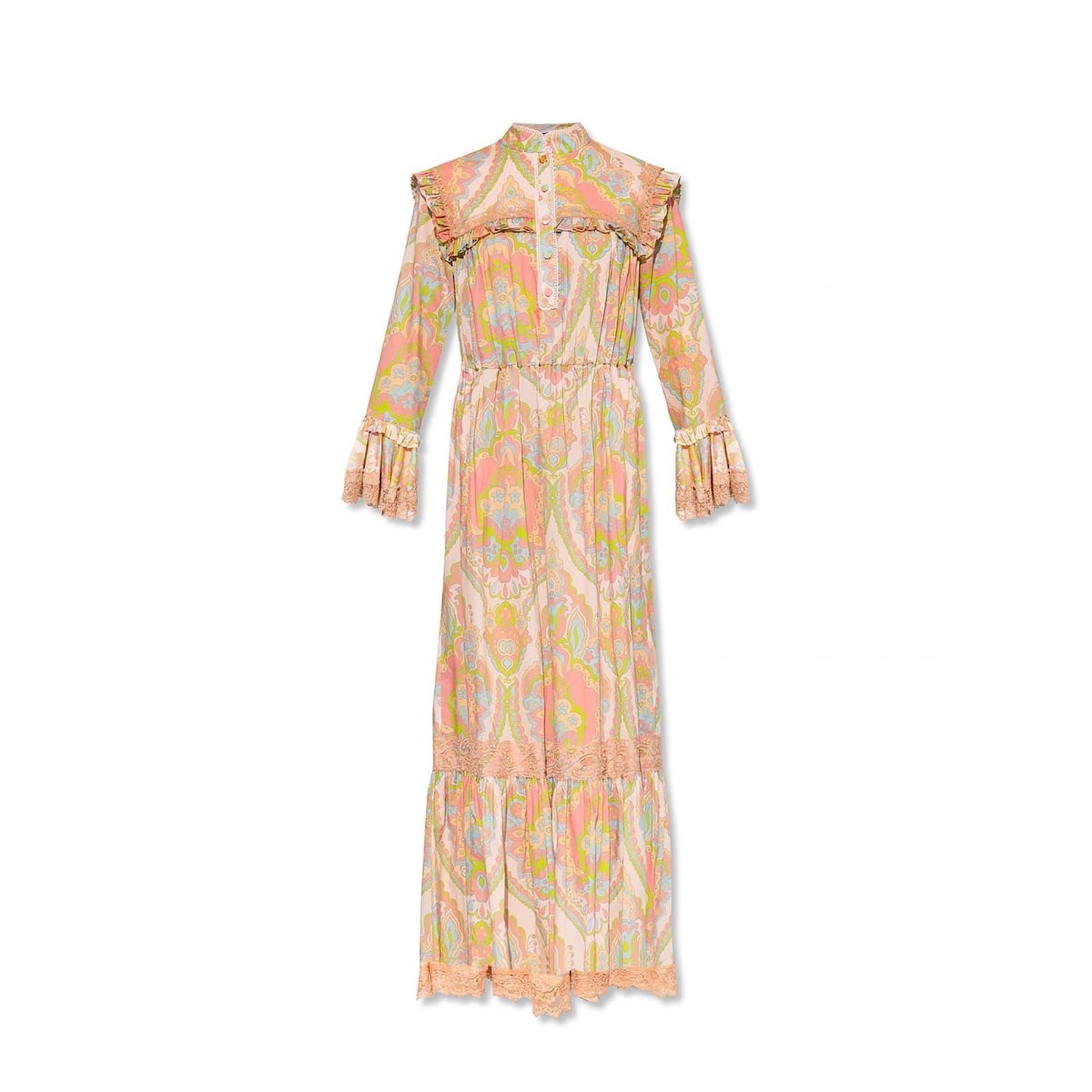 gucci fiorito floral dress