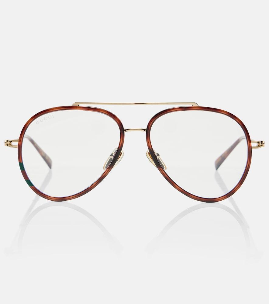 gucci gg aviator glasses