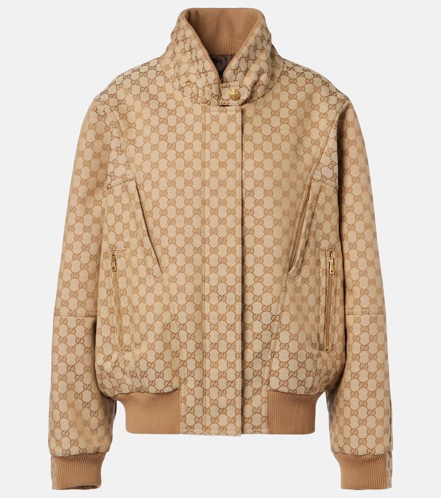 gucci gg canvas blouson jacket