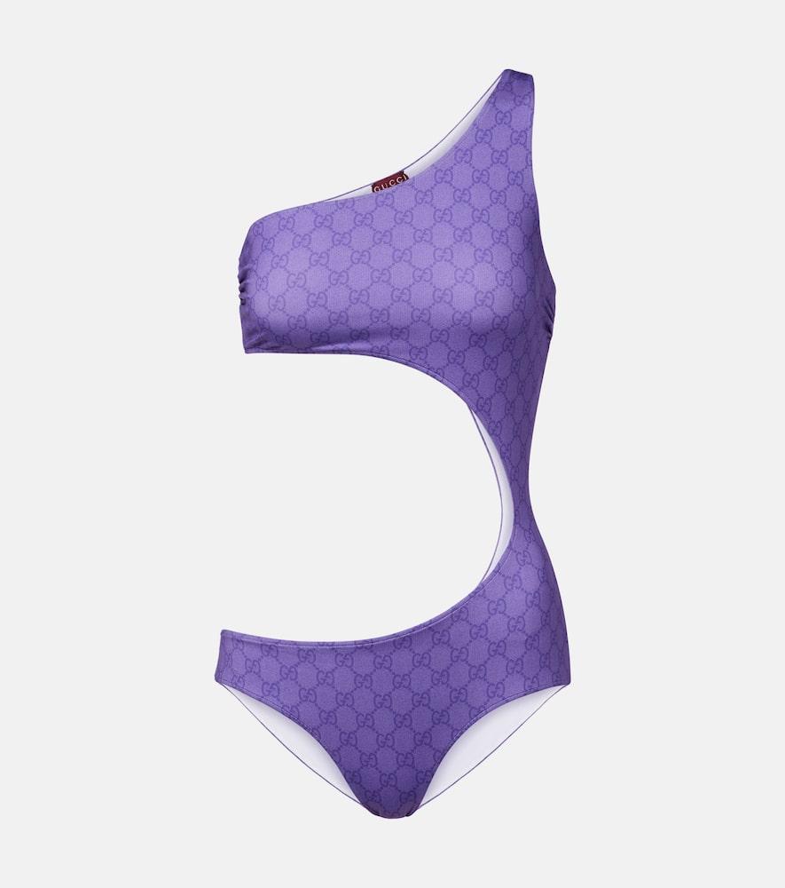 gucci gg cutout swimsuit