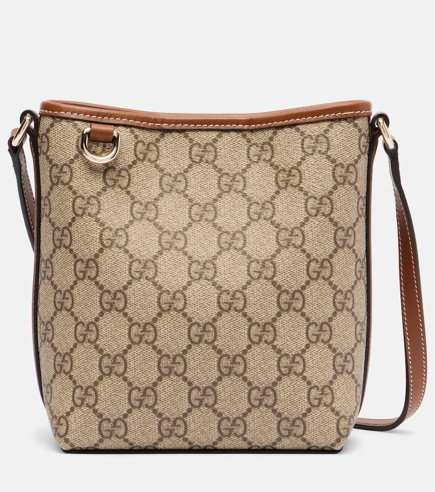 gucci gg emblem small bucket bag