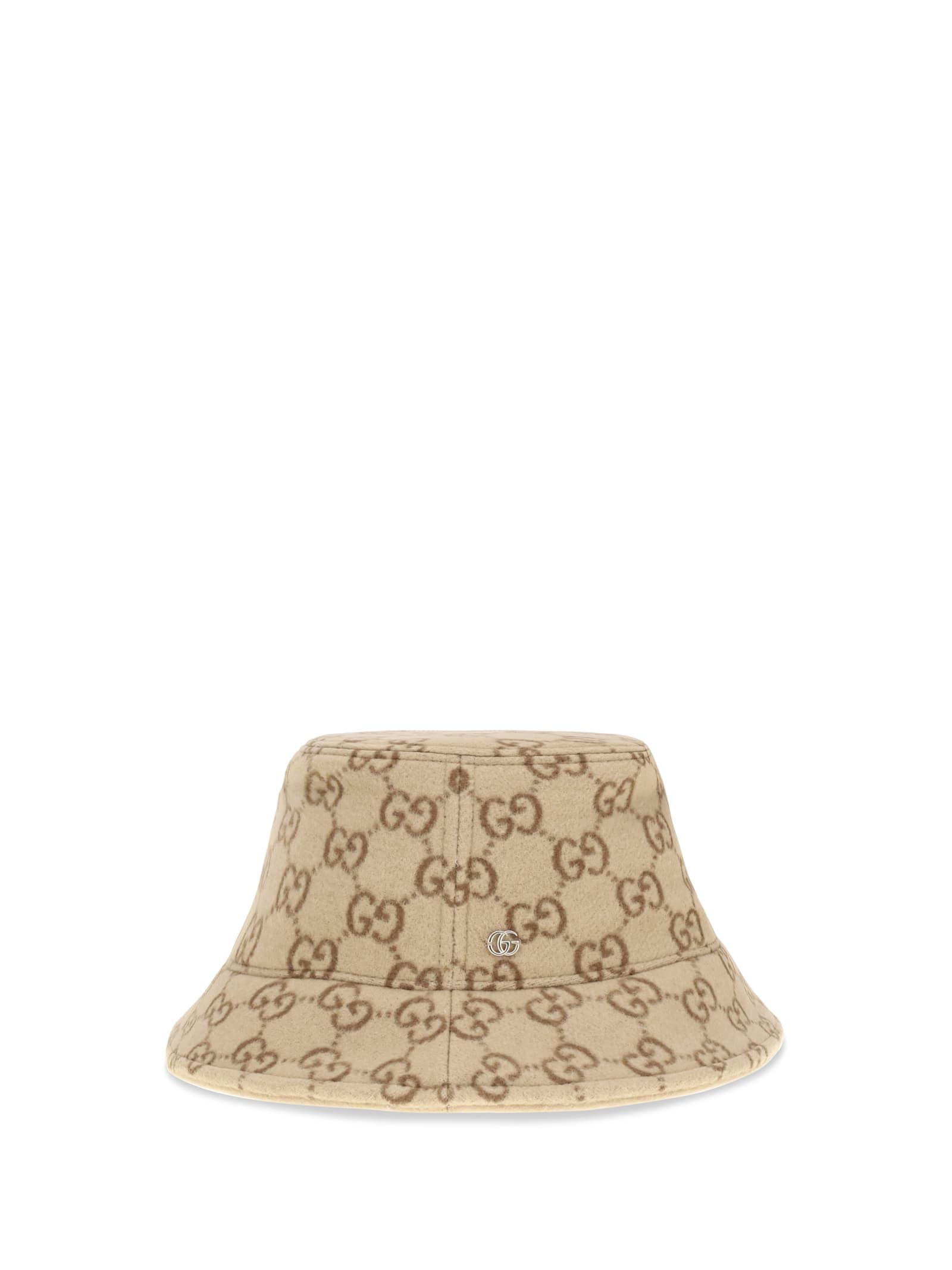gucci gg jacquard wool bucket hat
