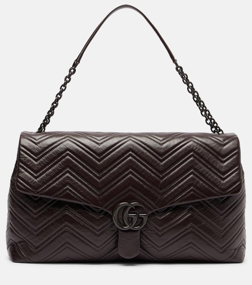 gucci gg marmont maxi leather shoulder bag
