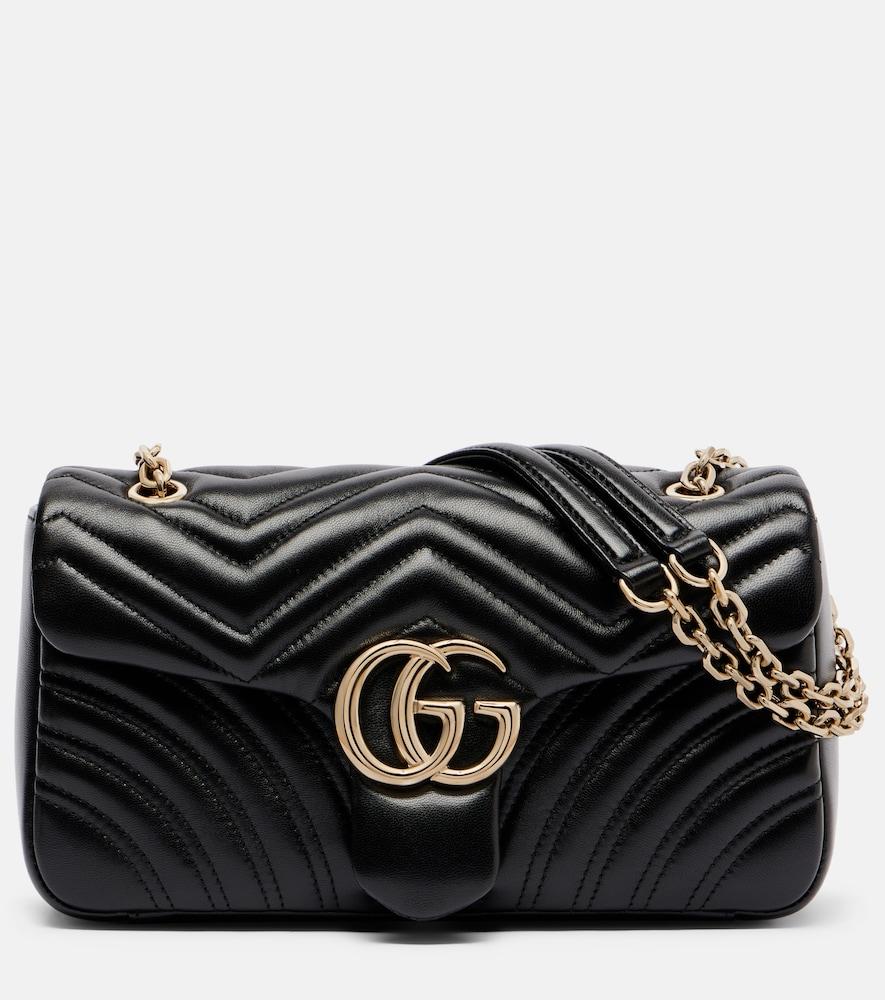 gucci gg marmont medium leather shoulder bag