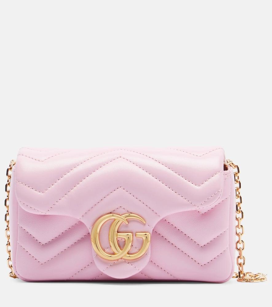 gucci gg marmont mini leather crossbody bag