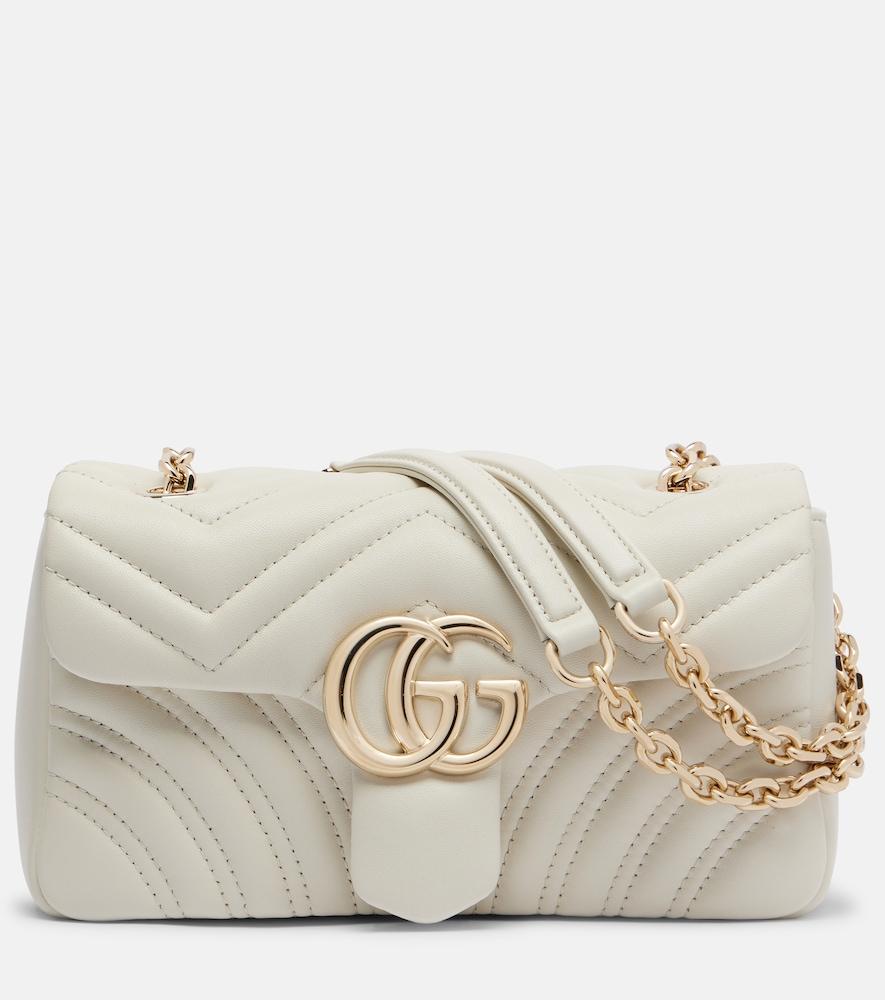 gucci gg marmont small leather shoulder bag