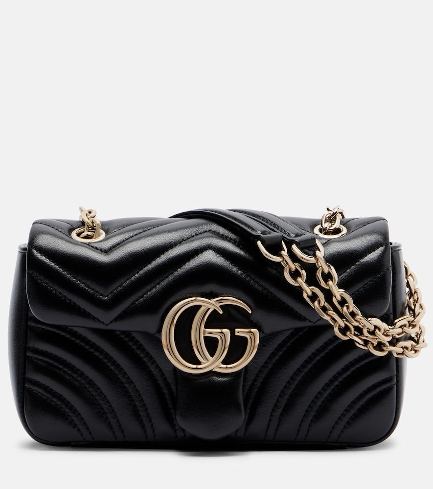 gucci gg marmont small leather shoulder bag