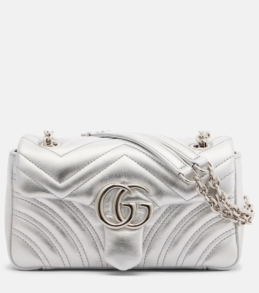 gucci gg marmont small leather shoulder bag