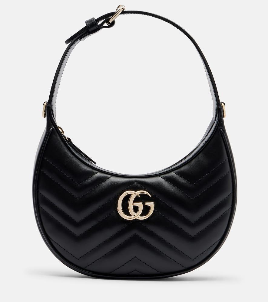 gucci gg marmont small leather shoulder bag
