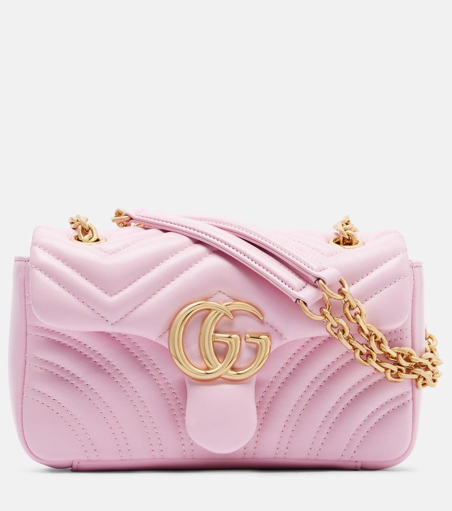 gucci gg marmont small leather shoulder bag