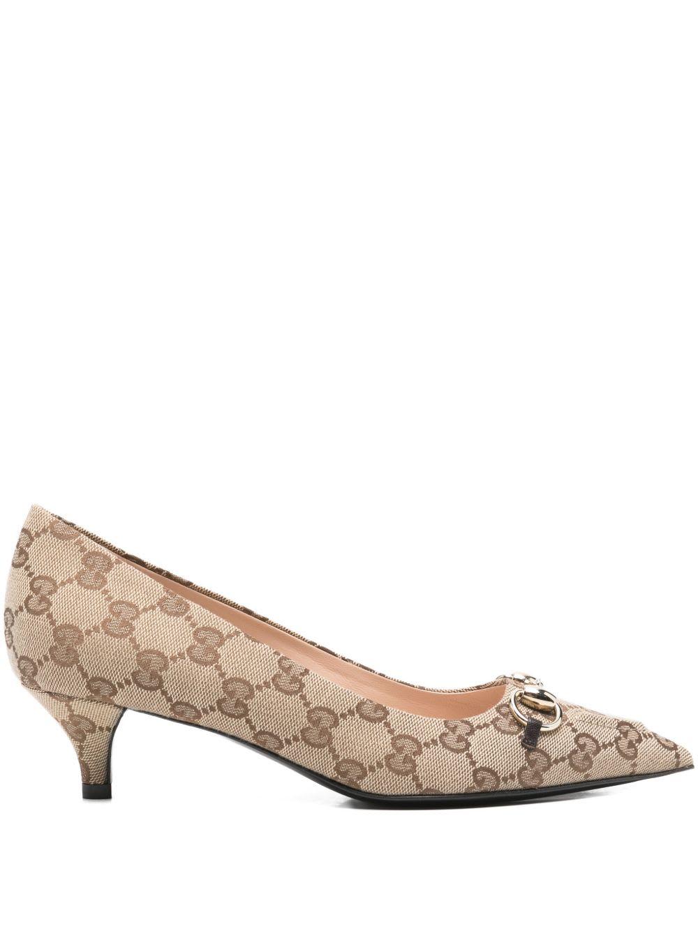 gucci gg motif pumps