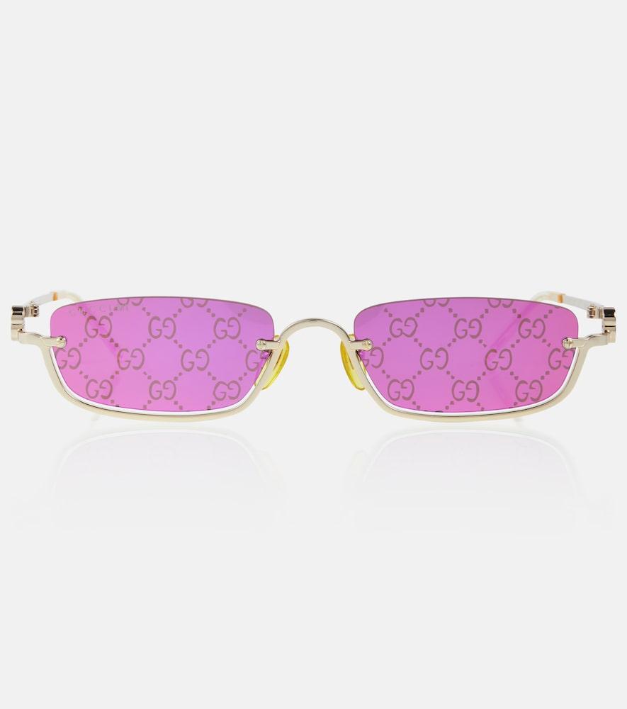 gucci gg rectangular sunglasses