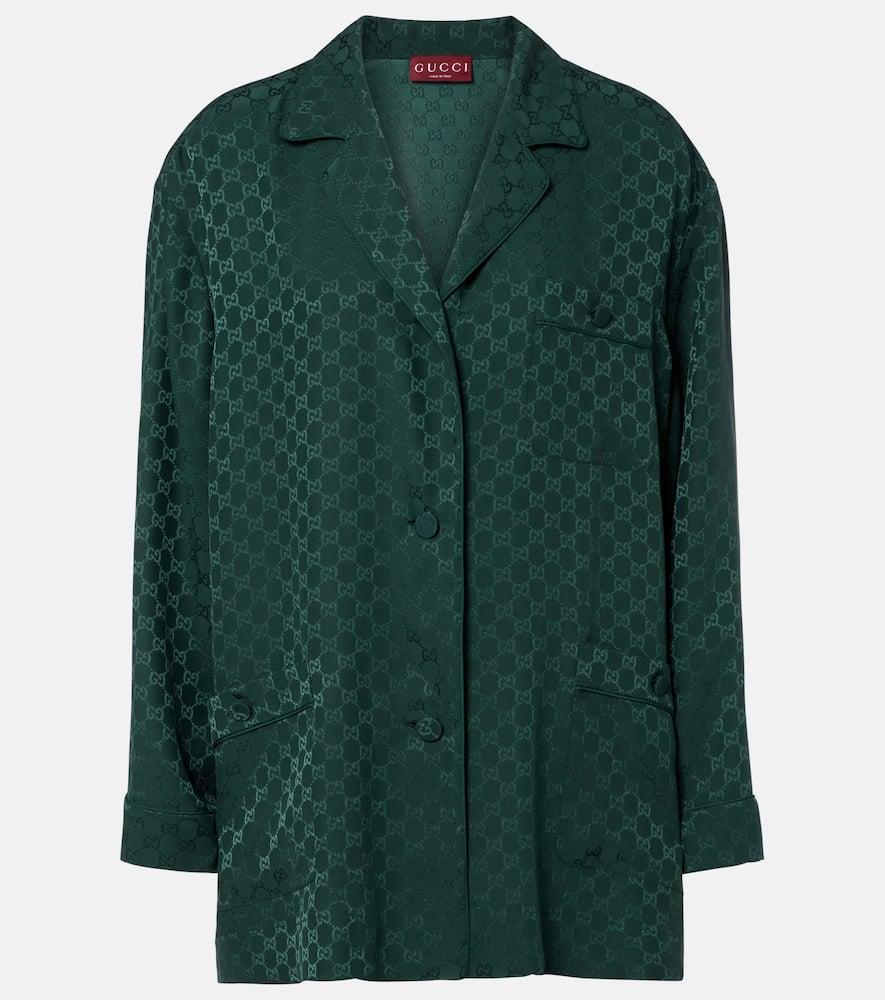 gucci gg silk shirt