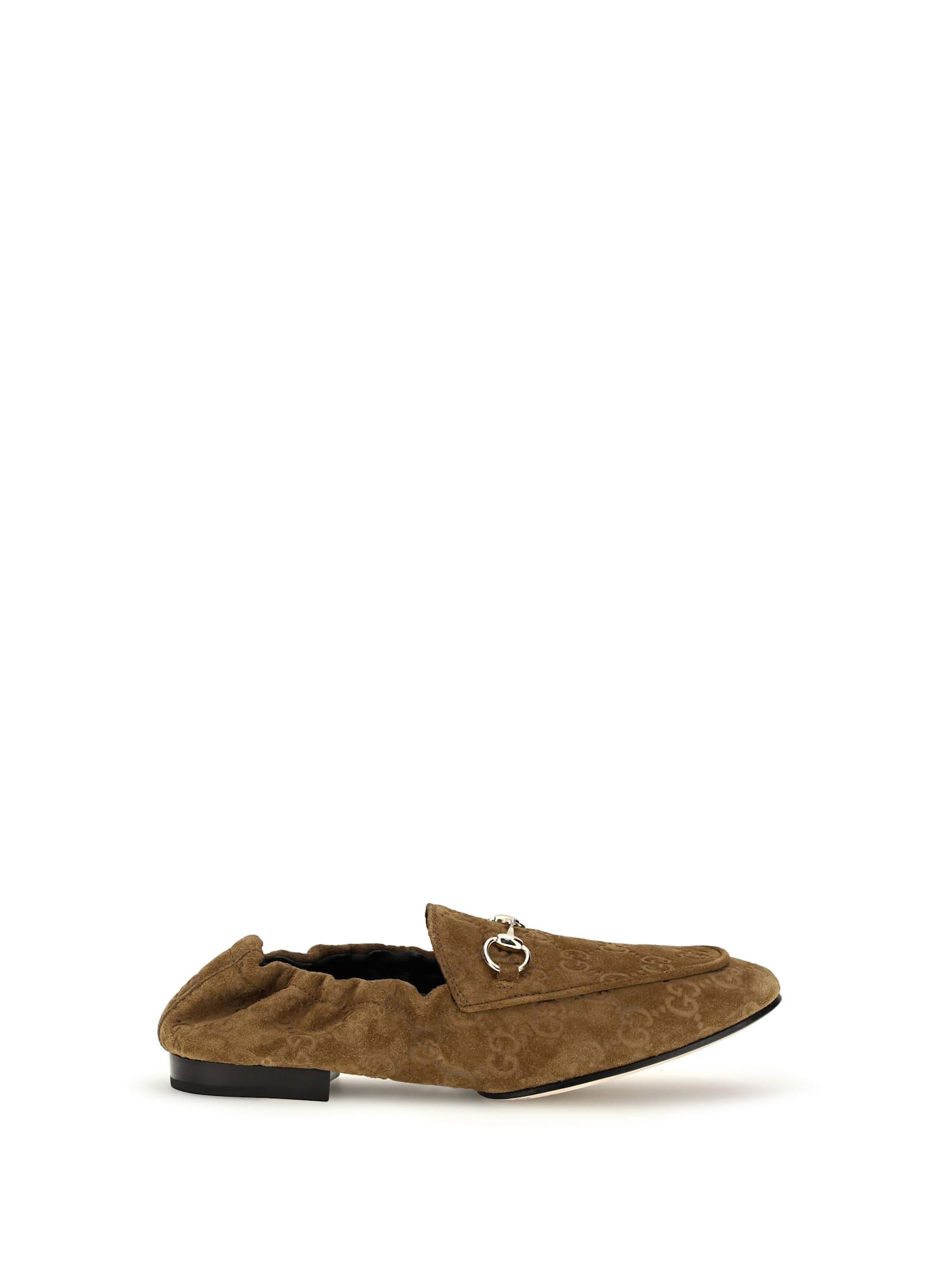 gucci gg suede loafers
