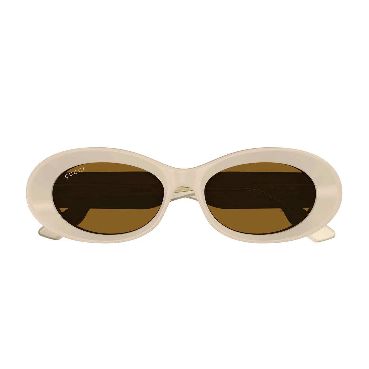gucci gg1527s 004 beige acetate occhiali sole - women