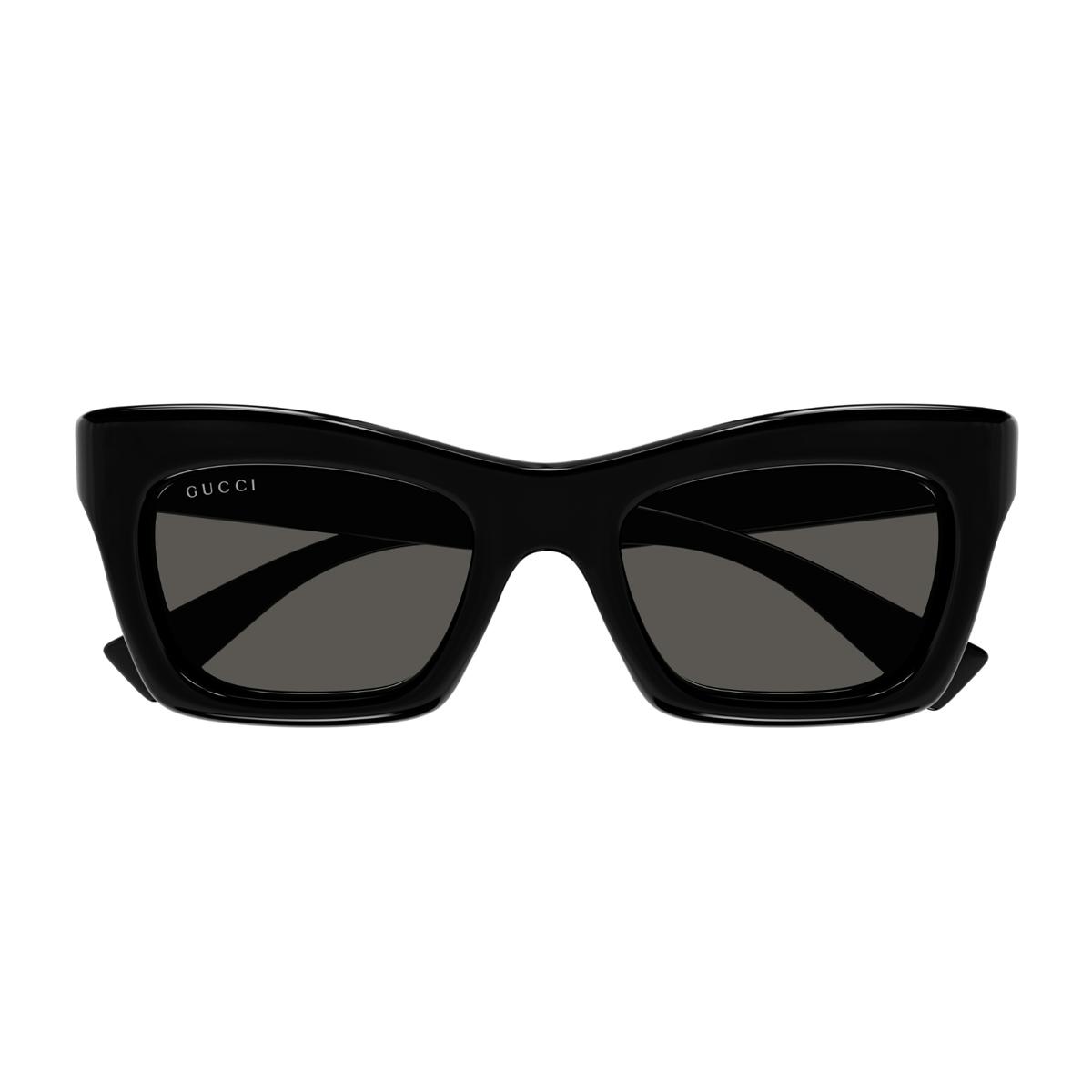 gucci gg1773s lido 001 black grey nero acetate occhiali da sole - women