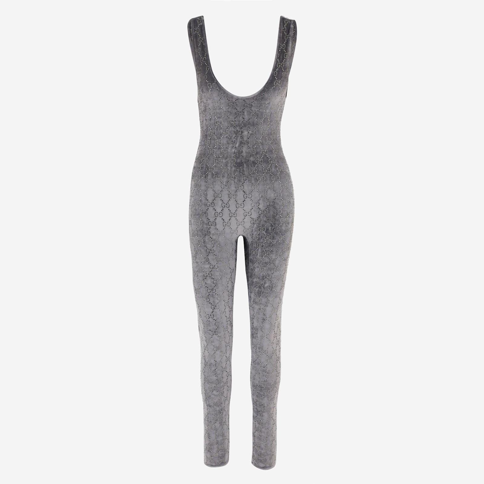 gucci grey jumpsuit