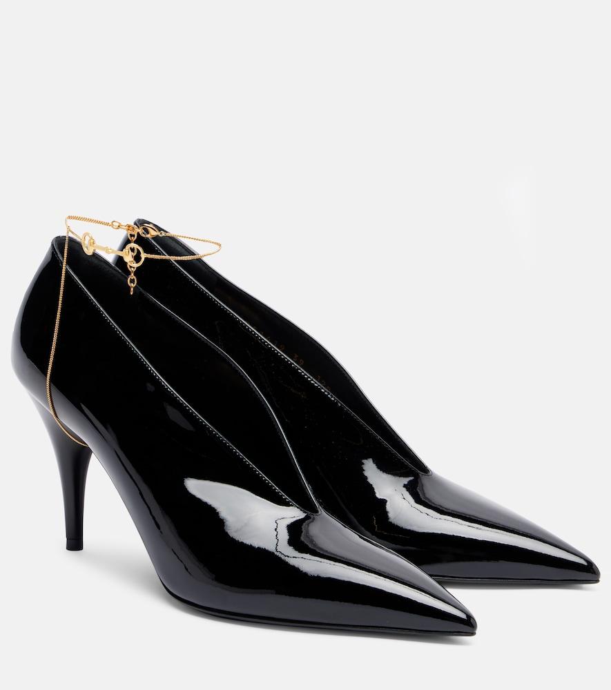 gucci gucci 97 patent leather pumps