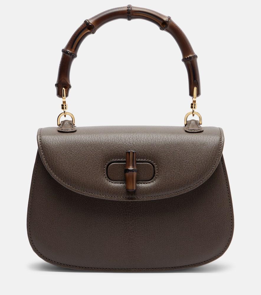 gucci gucci bamboo 1947 small leather top