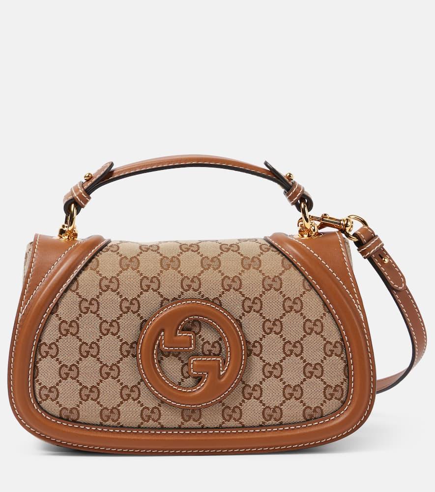gucci gucci blondie gg canvas small tote bag