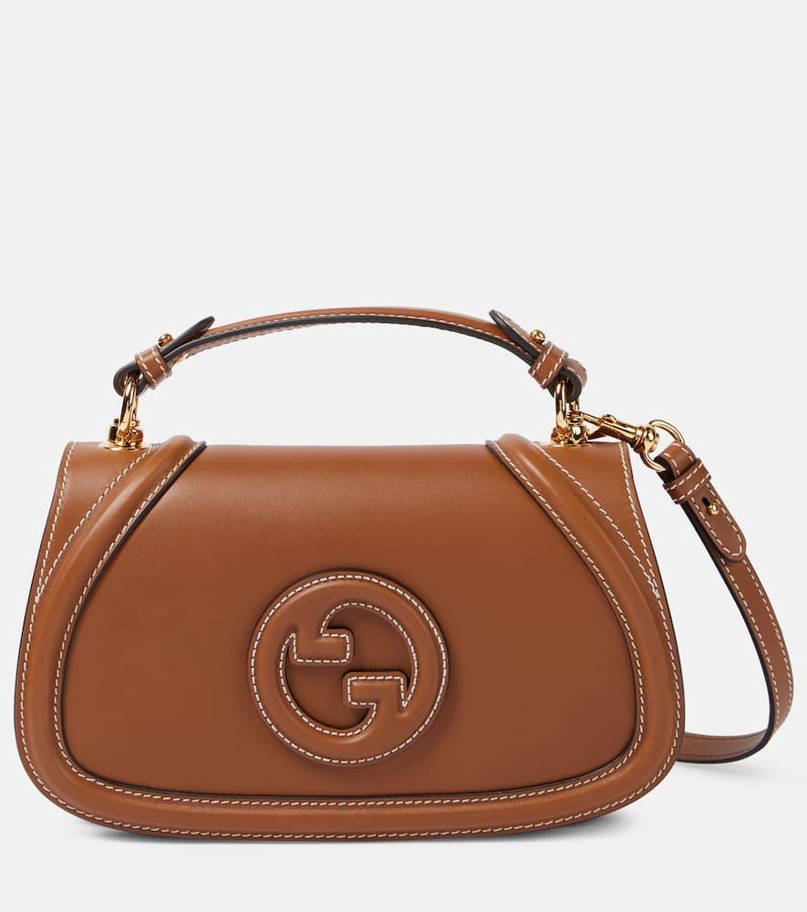 gucci gucci blondie small leather tote bag