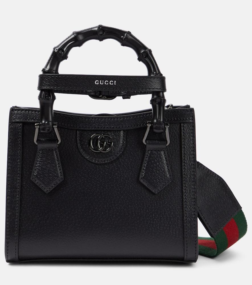 gucci gucci diana mini leather tote bag
