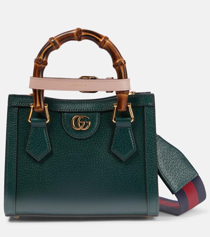 gucci gucci diana mini leather tote bag