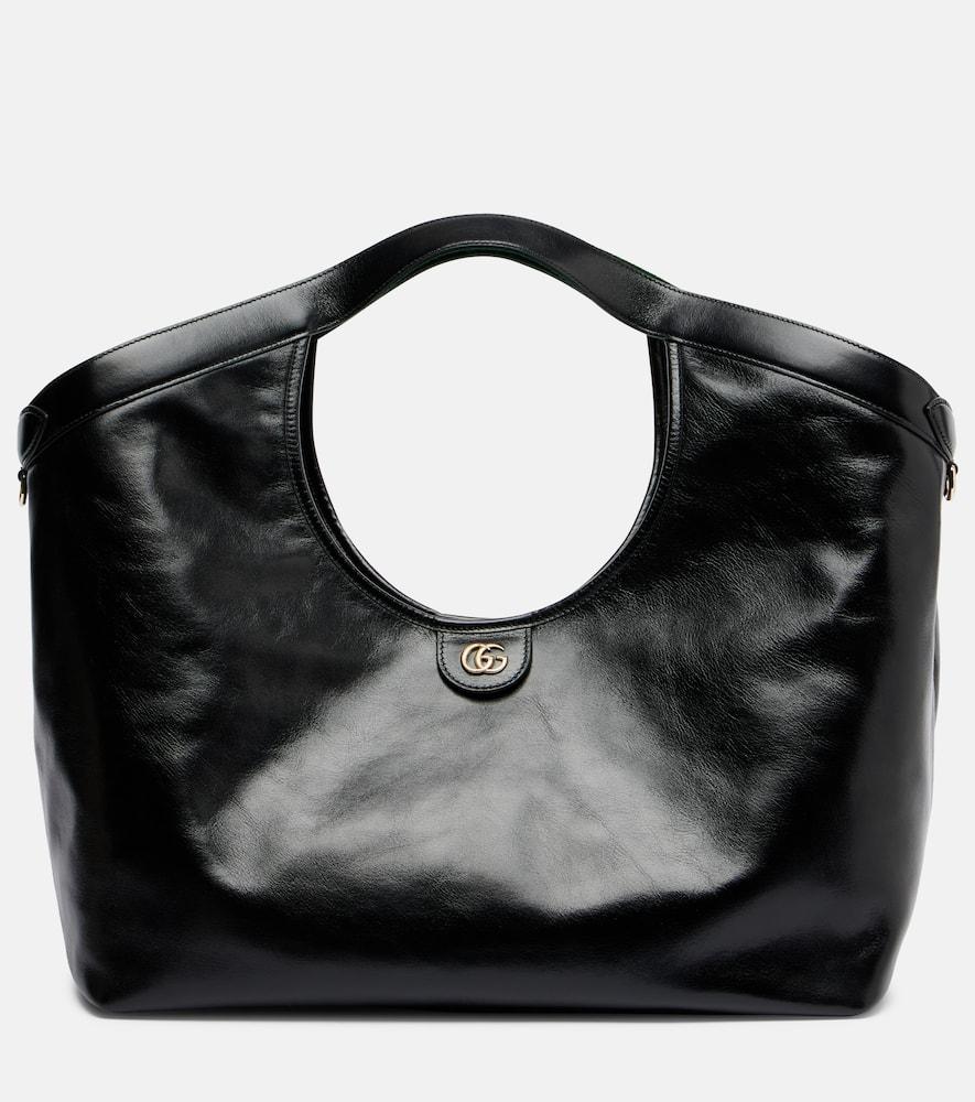 gucci gucci giglio large leather tote bag