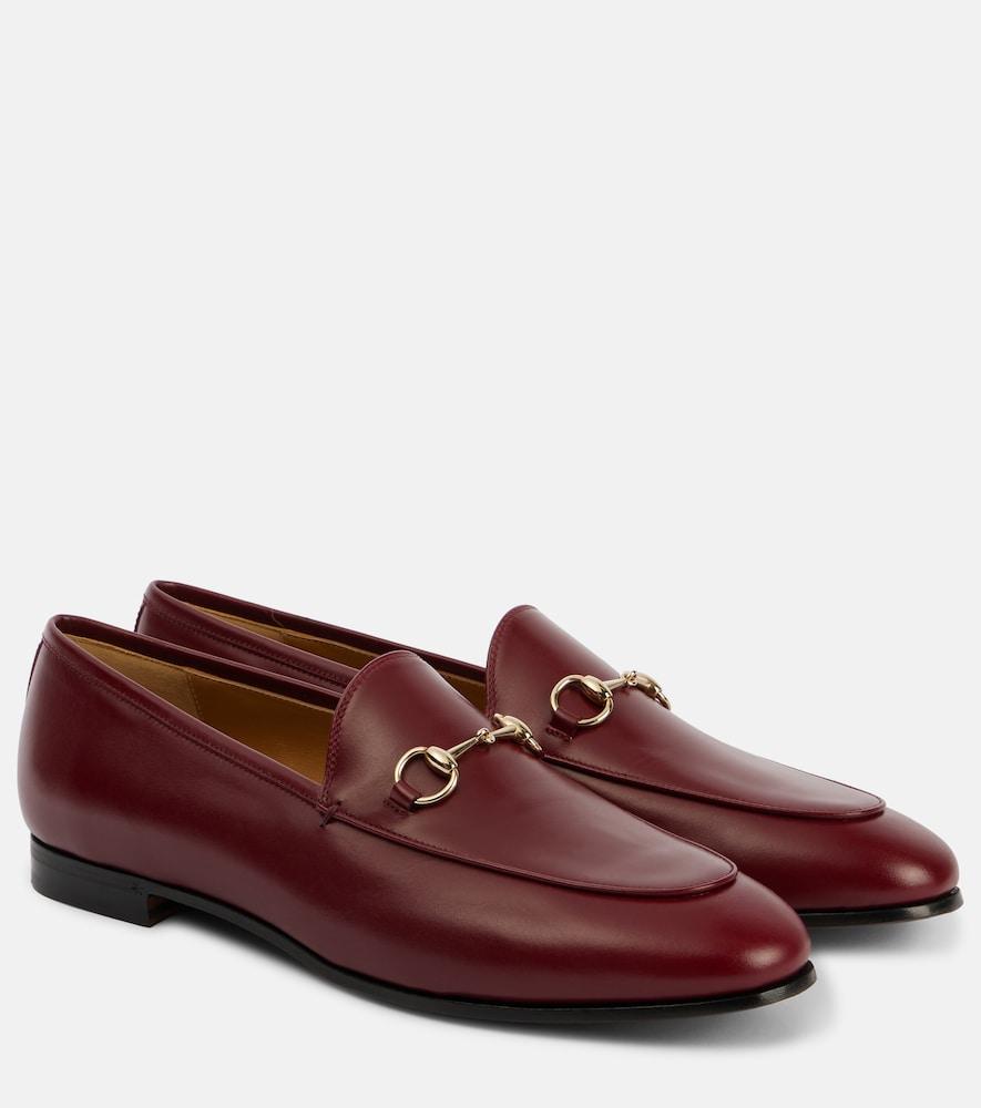 gucci gucci jordaan horsebit leather loafers