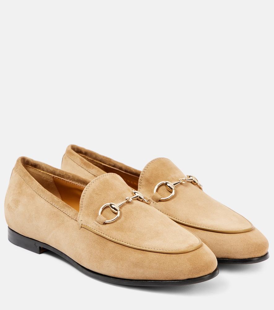 gucci gucci jordaan suede loafers