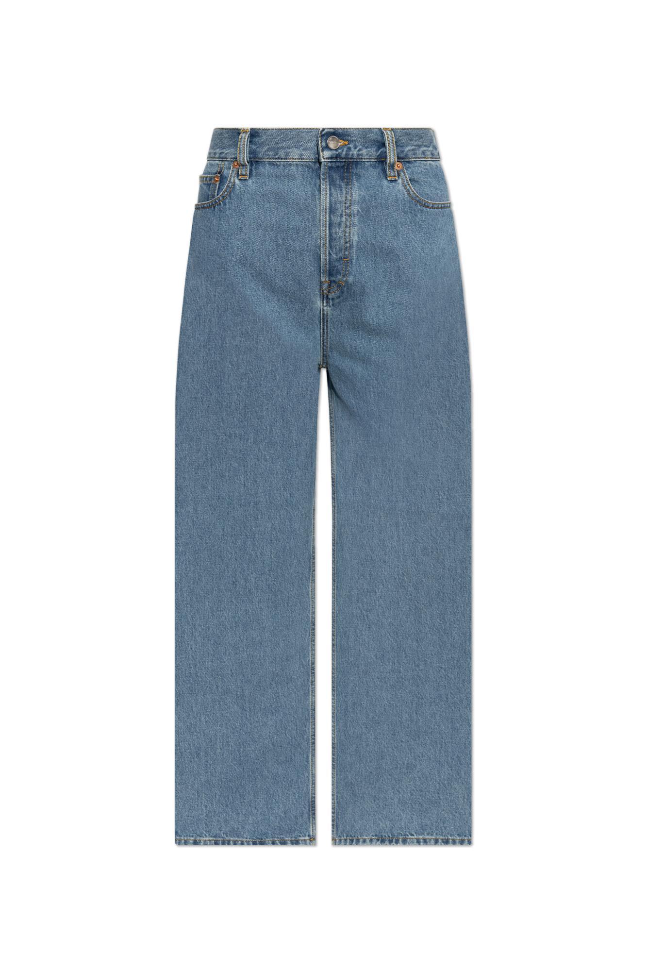 gucci high-waisted jeans