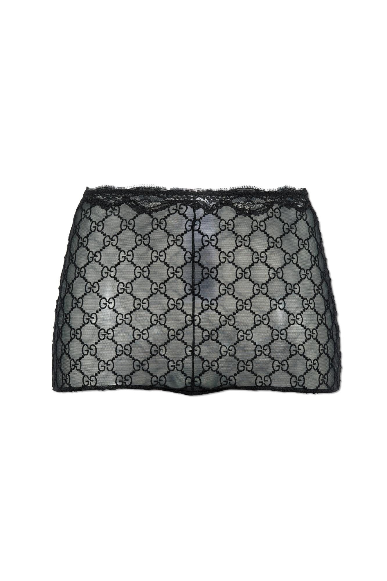 gucci high-waisted lace panties