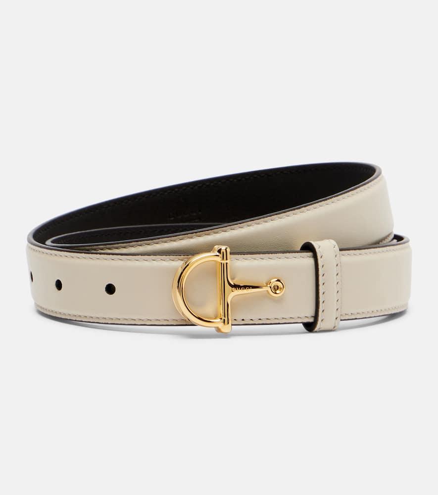 gucci horsebit leather belt