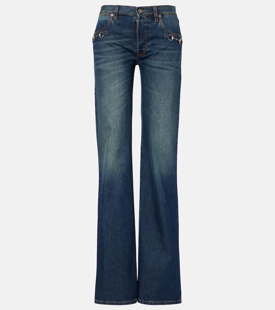 gucci horsebit straight jeans