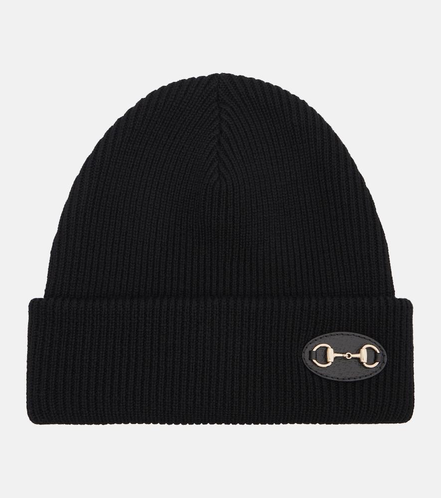 gucci horsebit wool beanie