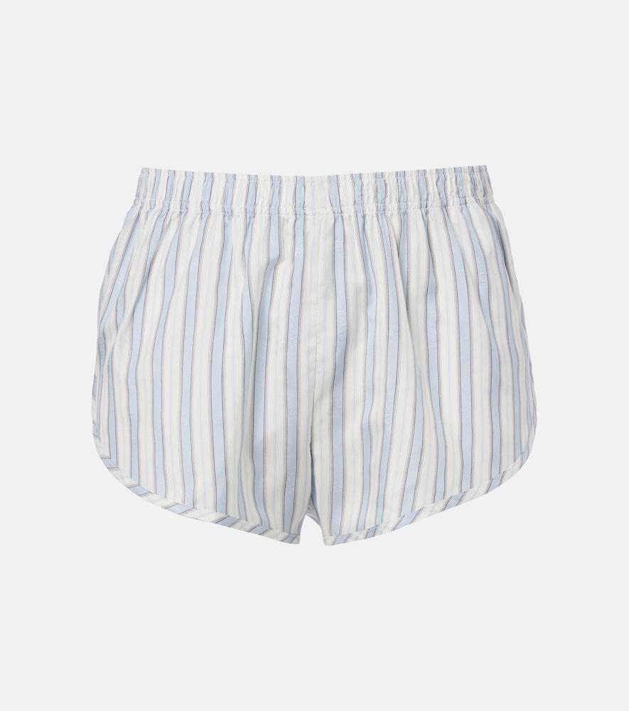 gucci interlocking g silk jacquard shorts