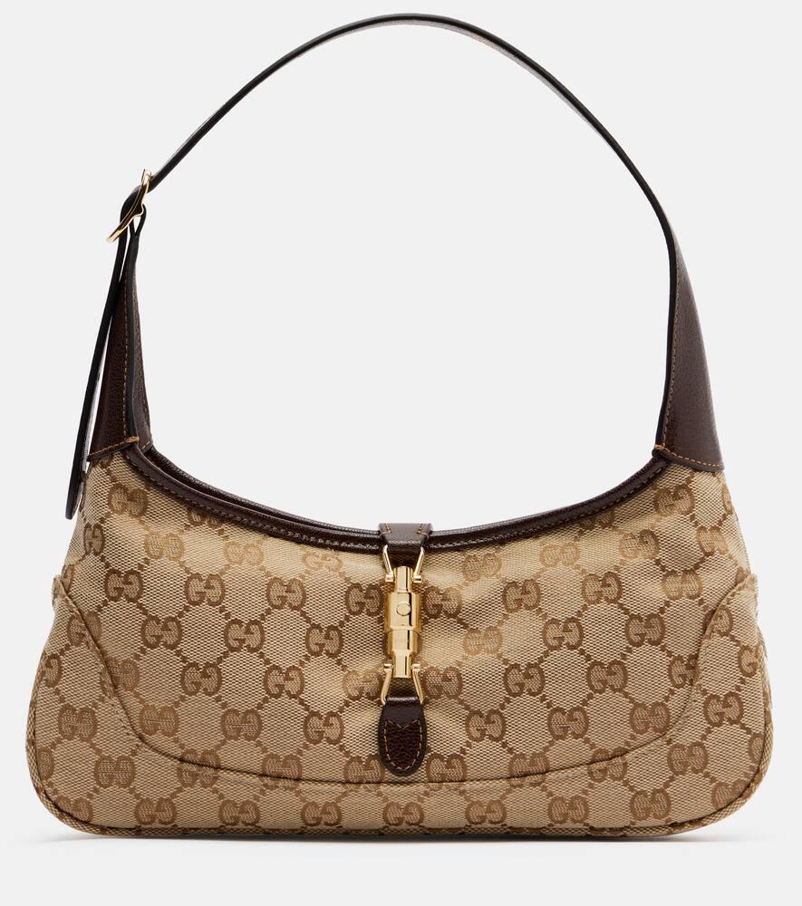 gucci jackie slim gg canvas small shoulder bag