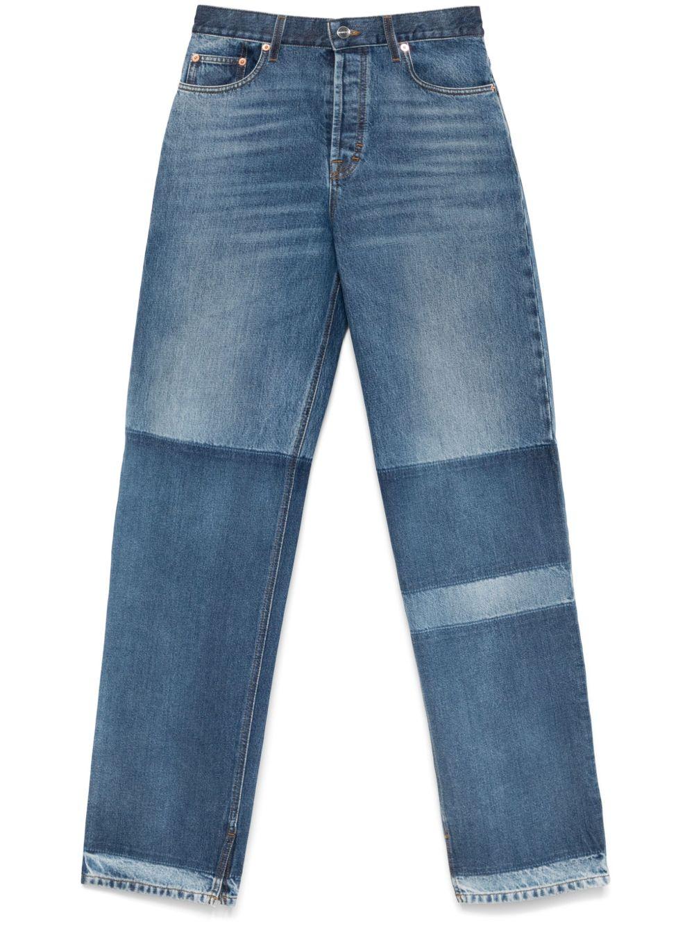 gucci jeans blue lining: polyester - women