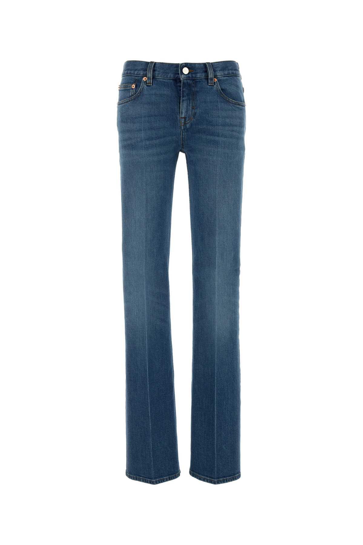 gucci jeans in denim stretch